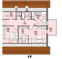 Sonnige 2,5-Zimmer DG-Wohnung in Nittenau