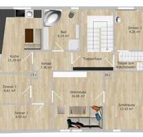 Wohnung zu vermieten - 539,00 EUR Kaltmiete, ca.  83,00 m² in Hohenstein-Ernstthal (PLZ: 09337)
