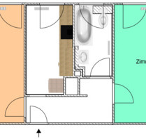2-Zimmer-Wohnung 55qm Nürnberg Glockenhof