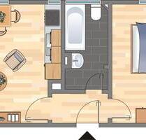 Demnächst frei! 1-Zimmer-Wohnung in Dortmund Körne