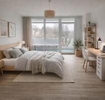 Lichtdurchflutete 1 Zi Whg mit sonnigem Balkon und neuer EinbaukücheFenster - Flensburg Altstadt