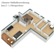 3Zi Whg. Süd-Balkon 11 Gehminuten zur S+U-Bahn Rathaus Steglitz - Berlin Steglitz-Zehlendorf