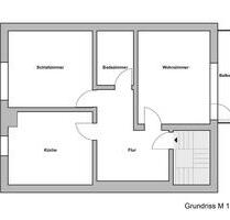 Zentrale 2-Zimmer Wohnung mit Balkon und Einbauküche - Weeze