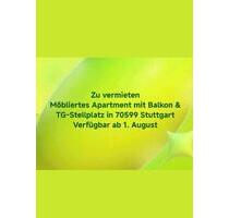 Charmantes Single - Apartment mit Balkon & TG - Stellplatz - Stuttgart Birkach