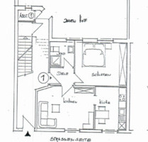 Mietwohnung Krefeld Ispelstr. - 385,00 EUR Kaltmiete, ca.  45,00 m² in Krefeld (PLZ: 47805) Dießem
