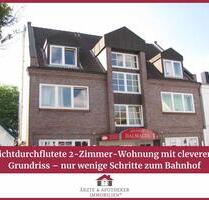 Lichtdurchflutete 2-Zimmer-Wohnung mit cleverem Grundriss – nur wenige Schritte zum Bahnhof - Elmshorn