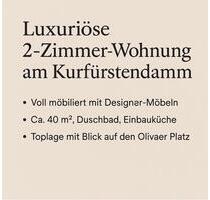 Luxuriöse 2-Zimmer-Wohnung am Kurfürstendamm - Berlin Tempelhof-Schöneberg