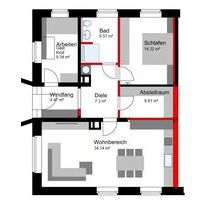 3 Zimmer Wohnung in Gütersloh zentrale Lage