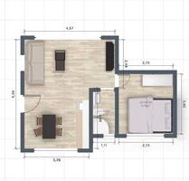 2 Zimmer mit Garten - 650,00 EUR Kaltmiete, ca.  32,00 m² in Neitersen (PLZ: 57638)