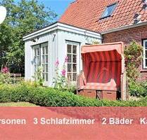 Ferienhaus Landhaus Rothensande Ostsee Schlei 6 Personen Kaminofen 3 Schlafzimmer 2 Bäder Strand Meer Garten - Brodersby-Goltoft