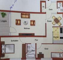 3 ZKB Wohnung mit Loggia, Bad, Gäste-WC in Baunatal Stadtmitte