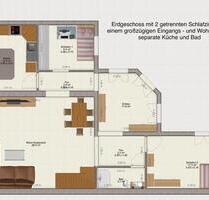 Haus für Familien Große 6er-WG mit Garten, Gemeinschaftsbereich - Mannheim Käfertal