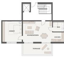 Großzügige 2 Zimmerwohnung in AA-Hofen - Aalen Attenhofen