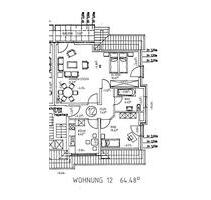 2.5 Zimmer Wohnung EBK Balkon Bad Möbel Keller - Lehrte