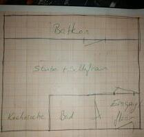 1 Zimmer Wohnung mit Balkon, Bad und Kochnische - Bremerhaven Geestemünde