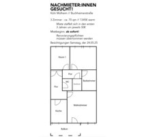 helle 3 Zimmerwohnung ab sofort Köln Mülheim 1345€ warm!