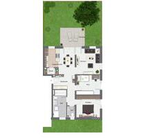 Moderne 3-Zi.-Erdgeschoss-Wohnung mit Gartenanteil in Niederaichbach zu vermieten.