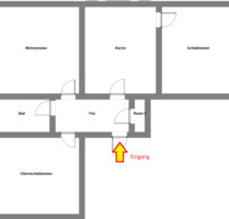3 Zimmer Wohnung zu Sofort - 900,00 EUR Kaltmiete, ca.  91,00 m² in Bielefeld (PLZ: 33609) Heepen