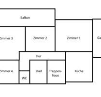 Helle 4-Zimmer Wohnung in Haslach - Oberkirch