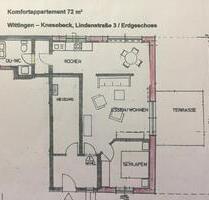 Gepflegte 2-Zimmer-Erdgeschosswohnung mit Terrasse und EBK - Wittingen Knesebeck