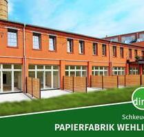 ERSTBEZUG sanierte Papierfabrik | Maisonette-Whg. mit Südwest-Terrasse, Garten, Gäste-WC, EBK mögl. - Schkeuditz