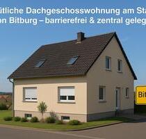 Gemütliche Dachgeschosswohnung am Stadtrand von Bitburg