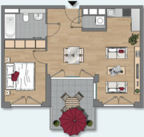 2 Zi. Neubau-Whg in Europacity, kompl. möbliert, 56qm, Berlin Hbf