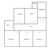 Charmante 4,5-Zimmer-Wohnung in zentraler Lage von Herne Wanne-Ei