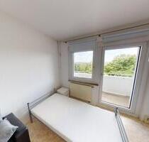 Möblierte 1-Raum-Wohnung mit Balkon - Chemnitz Helbersdorf