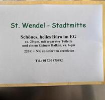 WND Stadtmitte - 220,00 EUR Kaltmiete, ca.  20,00 m² in Sankt Wendel (PLZ: 66606)