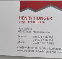 zentrale geräumige 3 Zimmer Wohnung mit Fahrstuhl - Bad Frankenhausen/Kyffhäuser