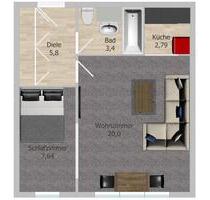 Möblierte 1,5-Zimmer-Wohnung in Top-Lage von Peine