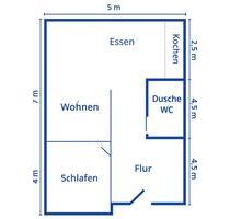 Dachgeschoss 2ZKB Wohnung zu vermieten - Treuchtlingen