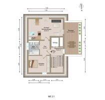 Erstbezug mit EBK! 2-Zimmer Wohnung mit großer Dachterrasse in Mitterfels!