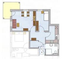 Wohnung im betreuten Wohnen - 860,00 EUR Kaltmiete, in Augsburg (PLZ: 86179) Haunstetten-Siebenbrunn