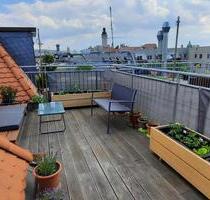 Blick über der Stadt! Top! 3Raumwohnung mit Terrasse und Balkon! - Mitten in der City! - Leipzig