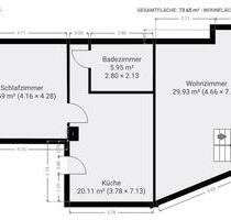 Erstbezug nach Sanierung: 95m² Maisonette mit Terrasse & Garage i - Sankt Wendel