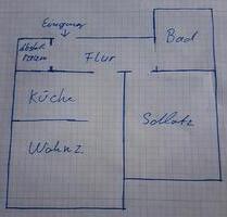 Oebisfelde 47m² 320€ - 320,00 EUR Kaltmiete, in Oebisfelde-Weferlingen (PLZ: 39646)