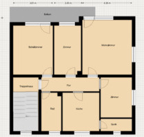 4 Zimmer Wohnung mit Einbauküche und Balkon - Aurachtal