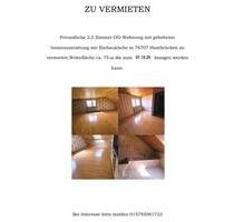 Freundliche 2,5 Zimmer-DG-Wohnung - Forst