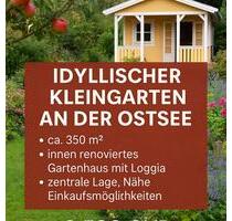 Idyllischer Kleingarten an der Ostsee-zentral, grün, 3500 VB - Wismar Altstadt