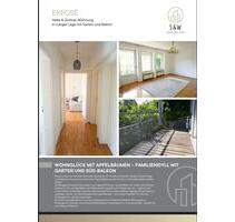 Helle 4-Zimmer-Wohnung mit Garten und Balkon ohne Maklerprovision - Fürth Südstadt