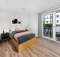 Neubau 2023 - Möbliertes 1 Zimmer-Apartment mit Einbauküche und Balkon - Typ I - Innenhof - Stuttgart Stuttgart-Nord