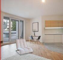 Erstbezug! Exklusive 3-Zimmer-Wohnung im 3. OG mit Terrasse – hochwertiger Neubau in Stadtmitte - Düsseldorf Pempelfort