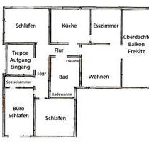 Schöne 4- Zimmer Dachgeschoss- Wohnung Isenbüttel