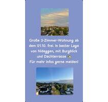 Wohnung in Nideggen mit Burgblick ab 1.10.