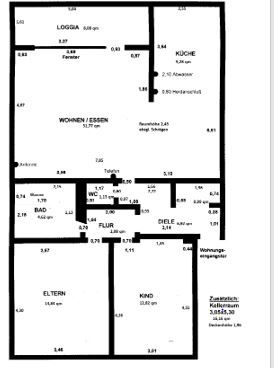 3 Zimmer-Wohnung mit Loggia in 21397 Barendorf