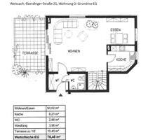 4,5-Zimmer Maisonette-Wohnung mit GartenTiefgarage in Weissach - Friedrichshafen Ailingen