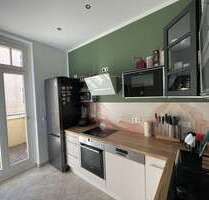 BALKON, großes Wohnzimmer, Schlafzimmer, Küche, EBK mit Ablöse, in ruhiger Seitenstraße - Leipzig Bundesweit - Sachsen - Leipzig - Leipzig, Stadt -