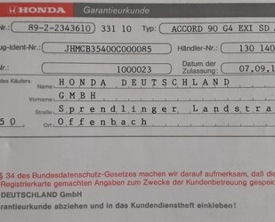 Honda Accord I Gebrauchtwagen